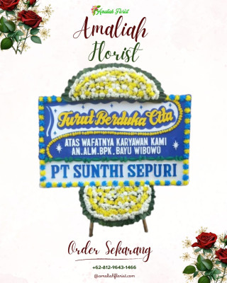 Papan Bunga Duka di Pulau Laut
